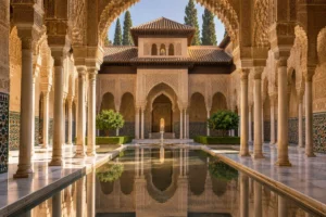 Exploring the Geometry of Nasrid Palaces in Granada's Alhambra